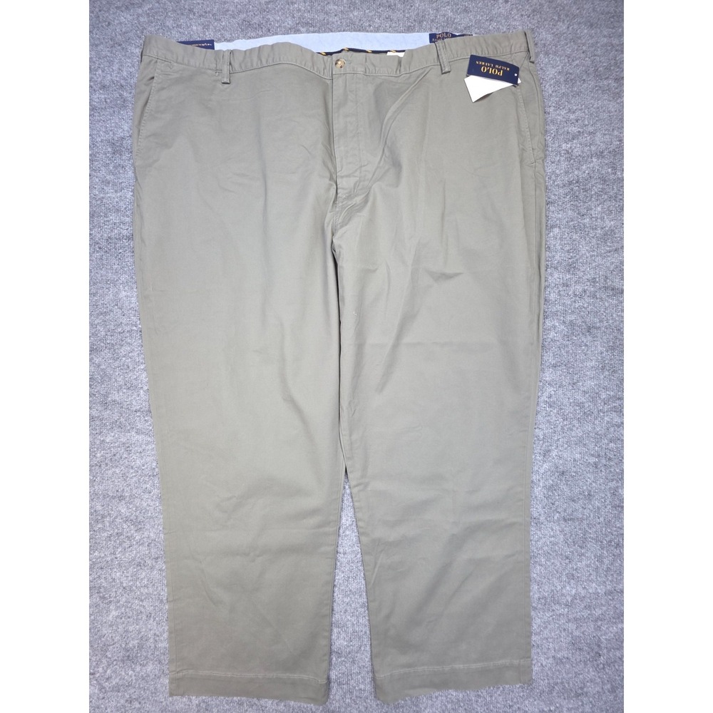 Polo Ralph Lauren Men's Stretch Classic-Fit Chino Pants 54BX30 Gray Green NWT